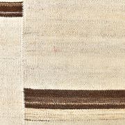 9x11 Beige & Light Brown Handwoven Kilim Rug For Living Room, 262x338 Cm