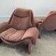 Pair of P60 armchairs by Vittorio Introini for Saporiti