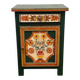 Large hand-painted Provençal folk art cabinet by a Provençal artist, 1970s