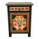 Large hand-painted Provençal folk art cabinet by a Provençal artist, 1970s