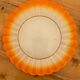 Grande assiette Tulipe orange 70’s