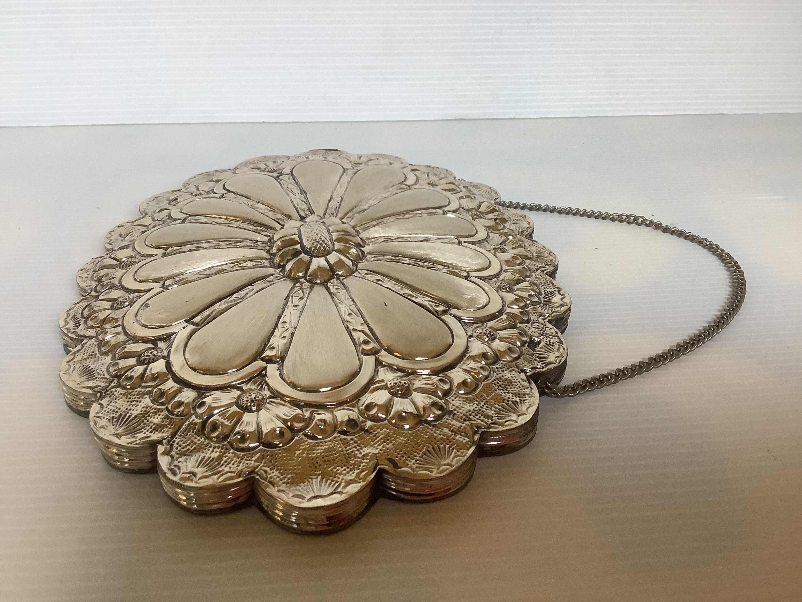 Bridal turkish mirror in silver