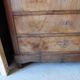 Antique chest of drawers with 4 drawers of Epoque Louis Philippe in solid walnut wood and walnut veneer - Totalme