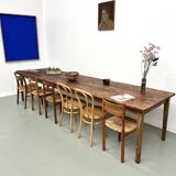 Very large solid pine farmhouse table