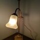 Large antique lamp collar sign art nouveau