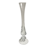 Vase soliflore en cristal années 50-60