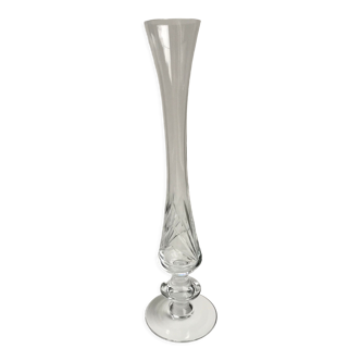 Crystal soliflore vase 50s-60s