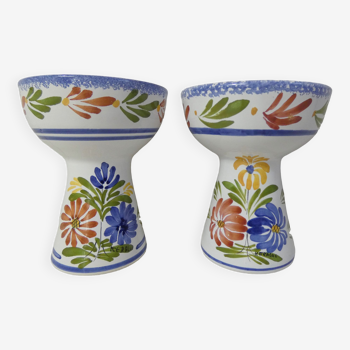 Quimper signed Keraluc 2 vases