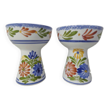 Quimper signed Keraluc 2 vases