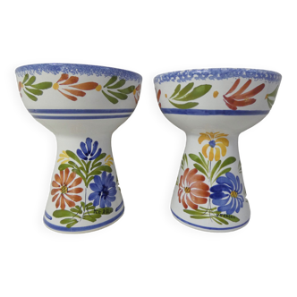 Quimper signed Keraluc 2 vases