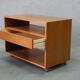 Mid -Century Teak Mobile Two-Sided Cabinet from WR, 1970s.