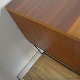 Scandinavian teak and metal sideboard