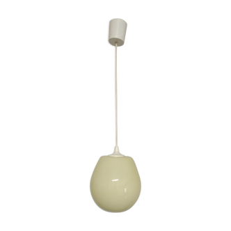 Opaline hanging lamp, 1970s