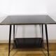 Desserte formica marron foncé vintage