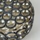 60s 70s ceiling lamp Glashütte Limburg Germany Plafoniere glass & metal