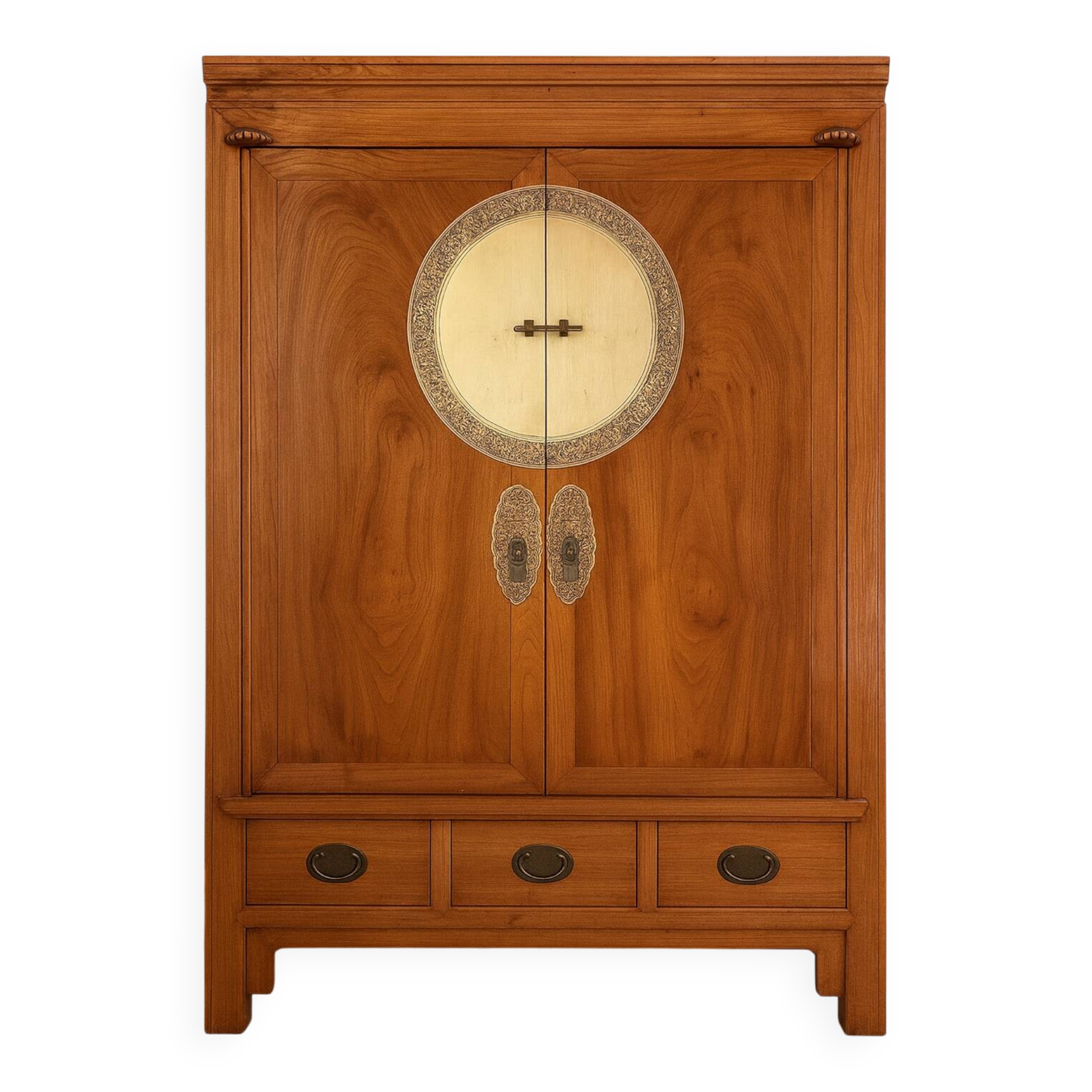 Commode Chinoise 2 portes en bois de Camphre