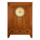 Commode Chinoise 2 portes en bois de Camphre