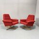 Pair of Vintage Swivel Armchairs from Up Zavody, 1970s