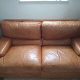 1970s leather sofa