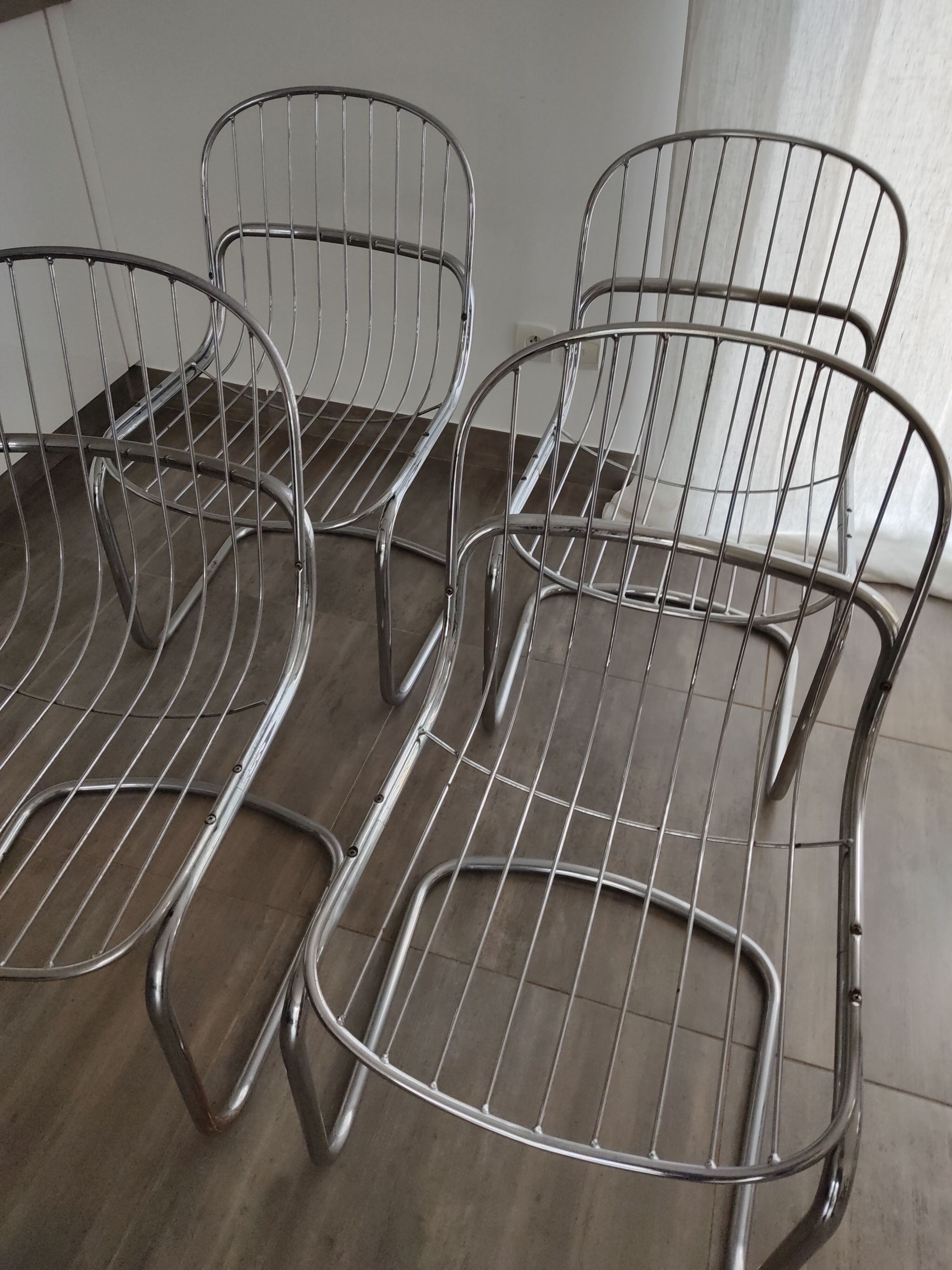 Set of 4 Gastone Rinaldi chairs