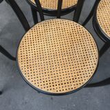 Chaises et tabourets  bistrot  cannage naturel zpm randomsko