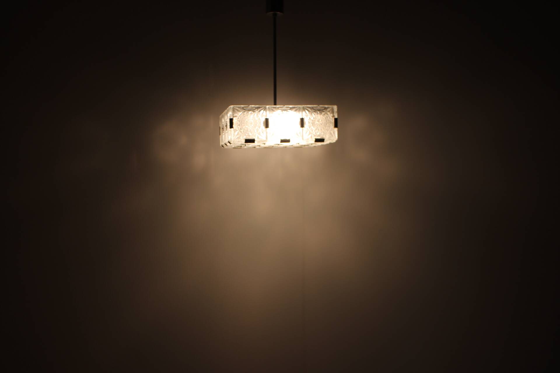 1970s Vintage Pendant by Kamenicky Senov, Czechoslovakia