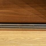 Long Glass Bookcase in Walnut, Rozaffy Style – 1960