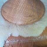 Wicker lampshade