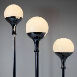 Set of Three Vintage Floor Lamps, Italian Design in the style of Artemide,
