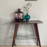 Console vintage à roulettes