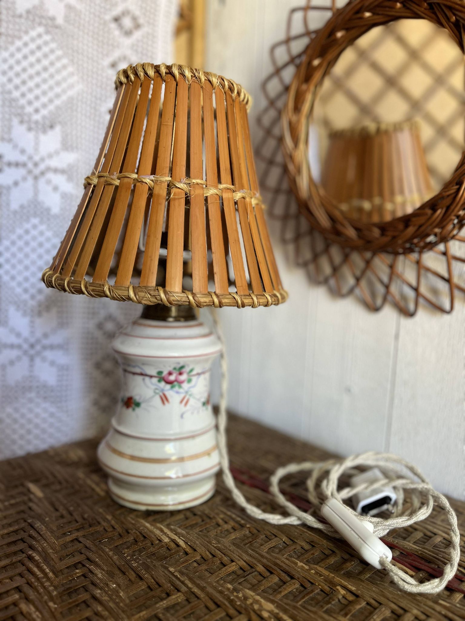 Antique table lamp