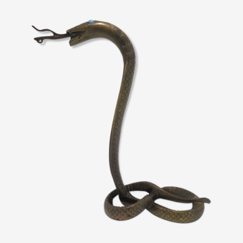 Serpent en laiton