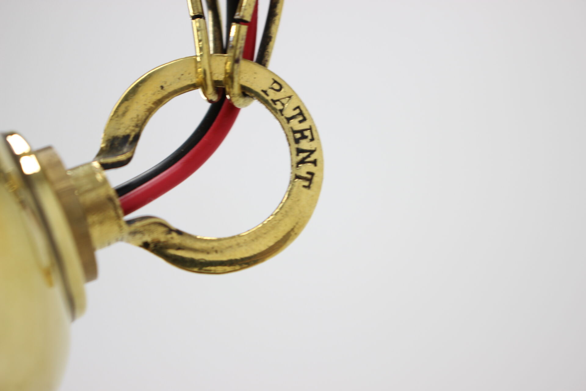 Art deco brass pendant lamp ,1930