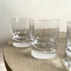 Set of 5 glasses of Crystal Scandinavian whisky cups