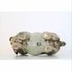 One-of-a-kind monumental pair: ultra-rare knud kyhn water buffaloes –
