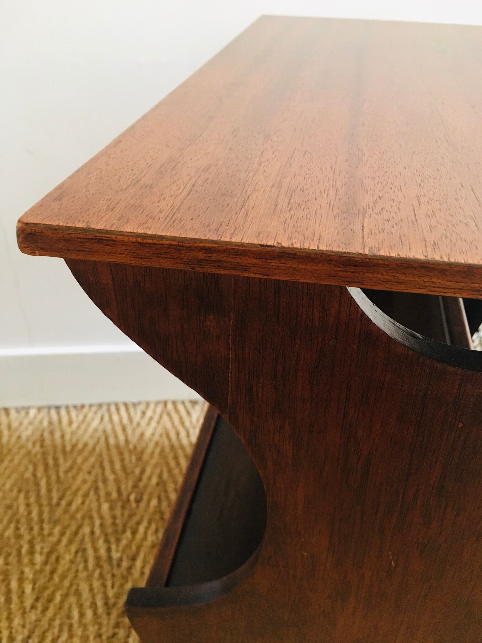 Magazine holder with tablet and canning