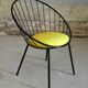 Set de 4 fauteuils corbeille des années 1950