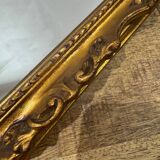 Beveled gold mirror