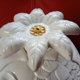 Seau à glaçons - ananas - liège laqué blanc - deco animaux végétaux