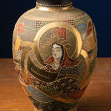 Set of 3 Handpainted Vases from Asia