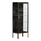 Polished iron medicine cabinet, 1920s
