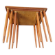 Table gigogne teck vintage