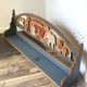 Vintage solid wood noah's ark shelf