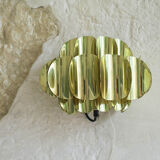 Wall sconce in brass leaf shaped