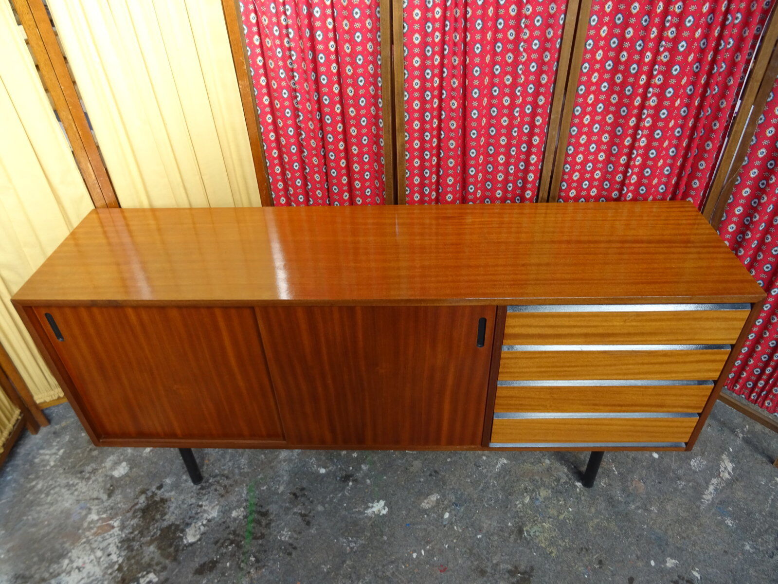 Scandinavian sideboard sliding doors