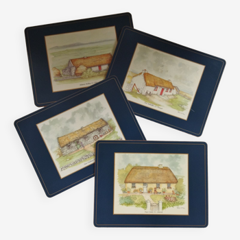 Sets de table "Maisons traditionnelles d'Irlande"