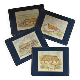 Placemats "Traditional houses of Ireland"