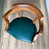 Cherry wood armchair