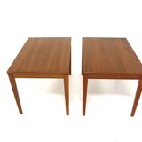 Set de 2 tables de chevet en teck, Suède, 1960