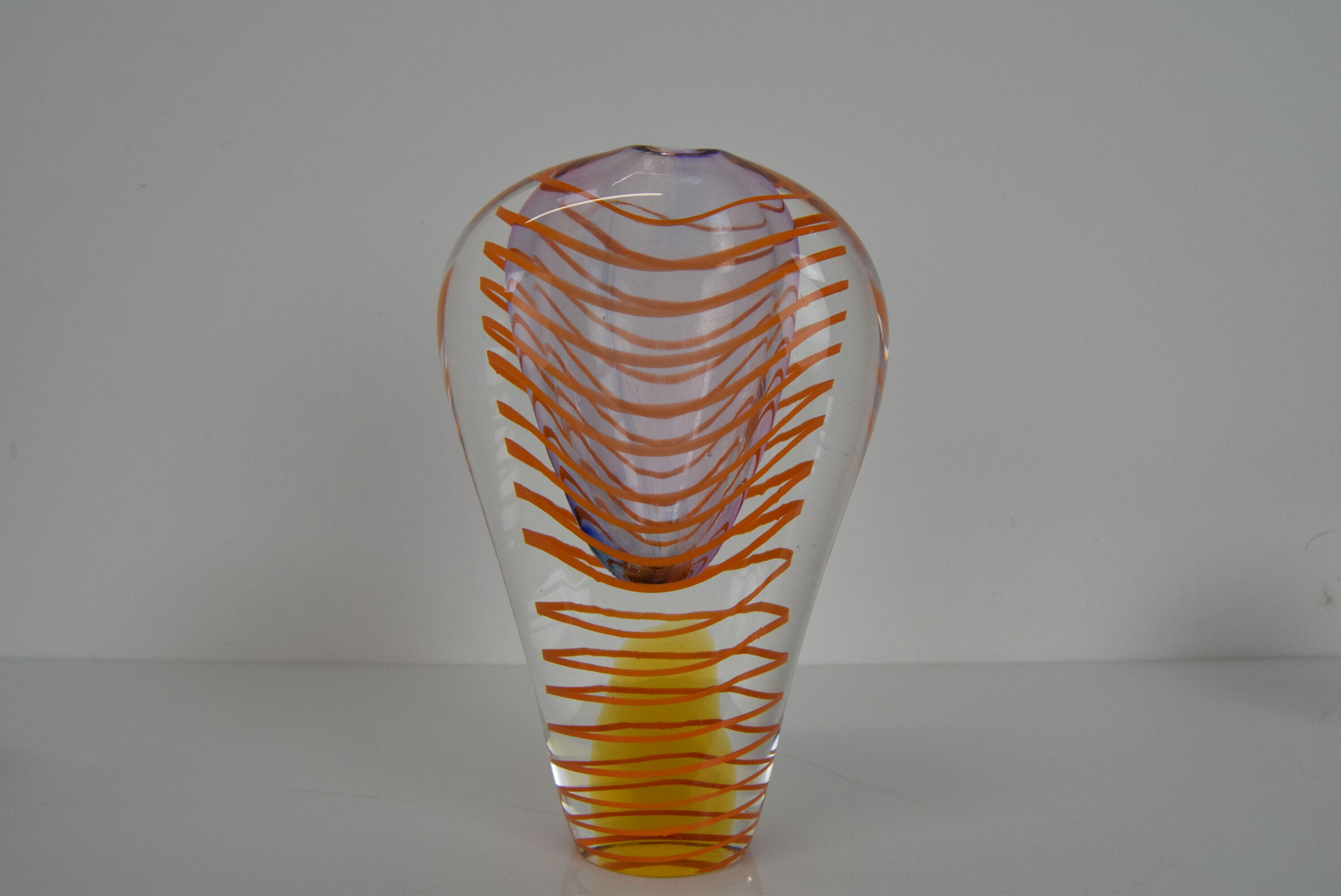 Set of Art Glass by Ivo Rozsypal,Czechoslovakia,1970's.